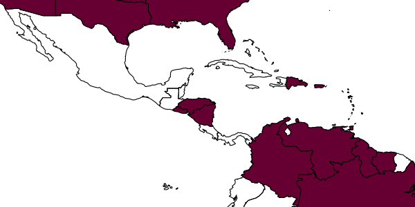 map of Telenomus remus     Nixon, 1937